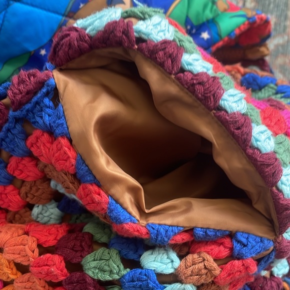 Farm Rio Reversible Crochet Puffer Jacket - Picture 11 of 15